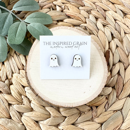 Ghost Stud Earrings