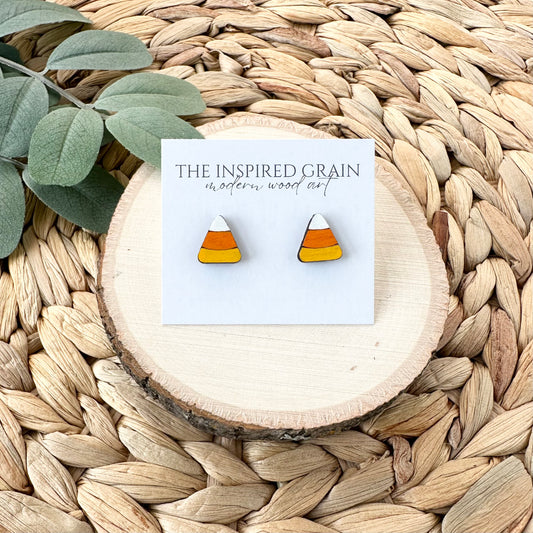 Candy Corn Stud Earrings