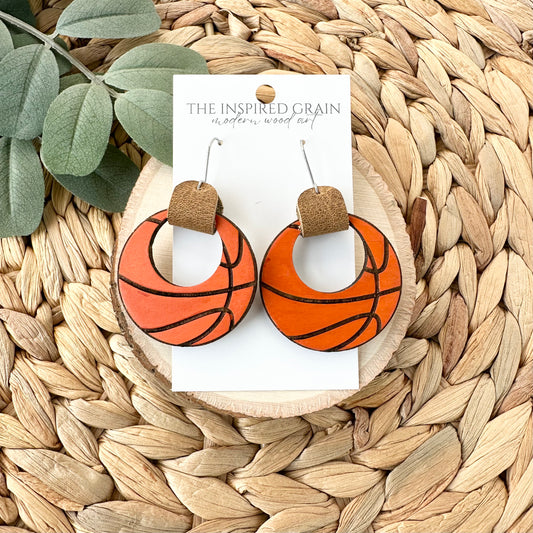 Basketball Hoop Earrings