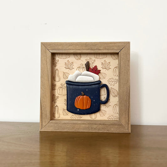 Pumpkin Spice Mug 3D Sign