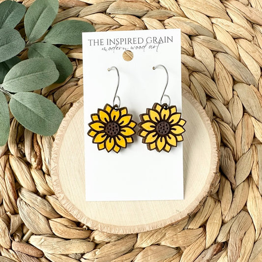 Sunflower Earrings